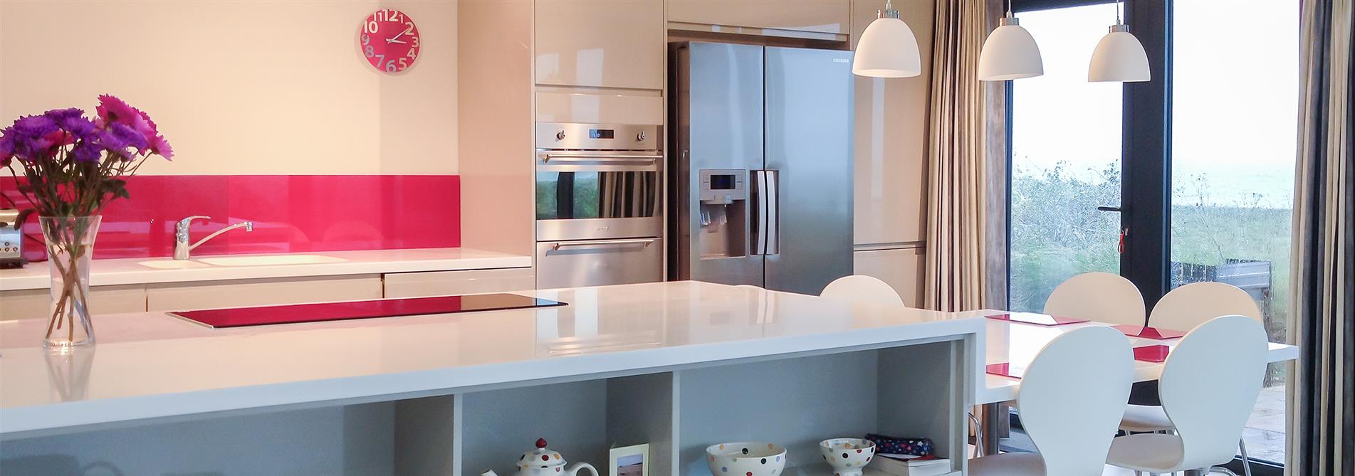 Modern Pink Kitchen