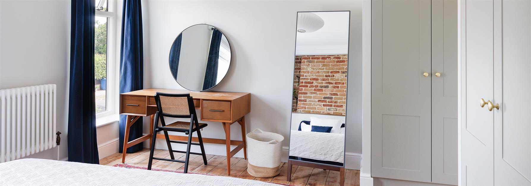 Bedroom Round Mirror