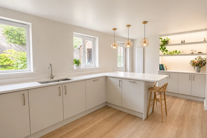 Contemporary neutral kitchen 