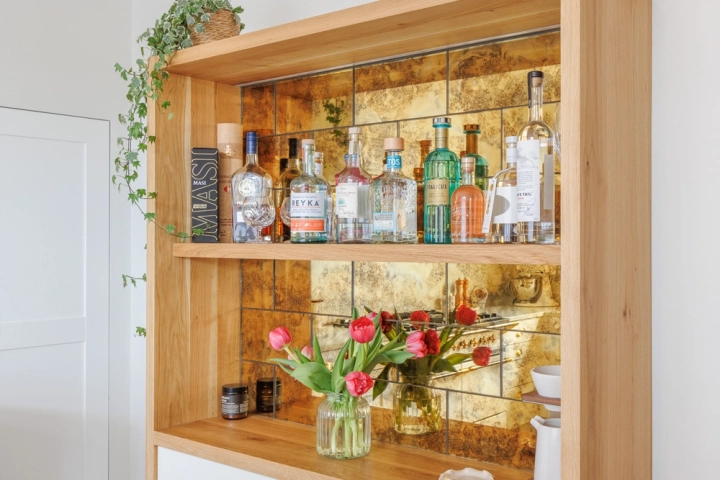 Bespoke Oak Drinks Cabinet